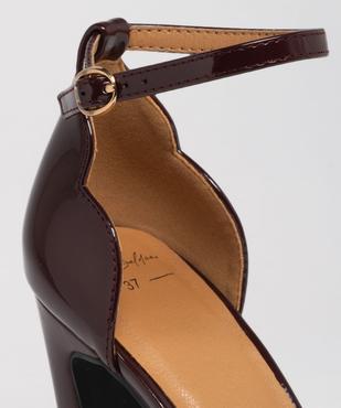Escarpins vernis à talon haut et bout pointu femme - Valentina Baldano vue6 - VALENTINA BALDA - GEMO