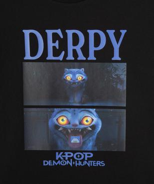 Tee-shirt manches courtes motif Derpy fille - K-Pop Demon Hunters vue2 - KPOP DEMON HUNTERS - GEMO