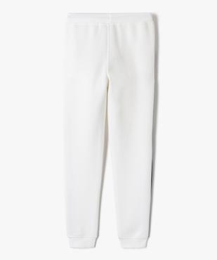 Pantalon de jogging avec bandes contrastantes garçon vue4 - GEMO (JUNIOR) - GEMO