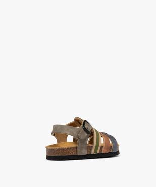 Sandales multibrides à semelle intérieure cuir ergonomique garçon vue4 - BUGGY GEMO FOR GOOD - GEMO