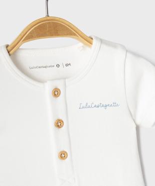 Ensemble 2 pièces bébé garçon body et barboteuse - LuluCastagnette vue5 - LULU CASTAGNETTE G4G D - GEMO