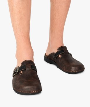 Sabots à semelle intérieure cuir spécial confort homme vue1 - G'FLEX - GEMO