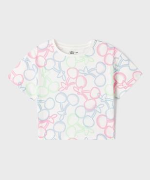Tee-shirt manches courtes imprimé coupe oversize fille vue1 - GEMO 4G FILLE - GEMO