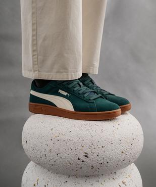 Baskets basses Smash 3.0 en cuir suédé - Puma vue7 - PUMA - GEMO