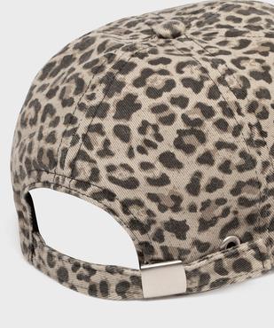 Casquette à imprimé léopard femme vue2 - GEMO (ACCESS) - GEMO