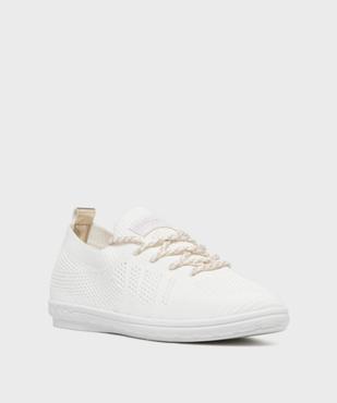 Tennis en toile tricotée femme - Terre de marins vue2 - TERRE DE MARINS - GEMO