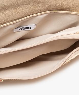Sac besace forme pochette en toile pailletée femme vue3 - GEMO (ACCESS) - GEMO