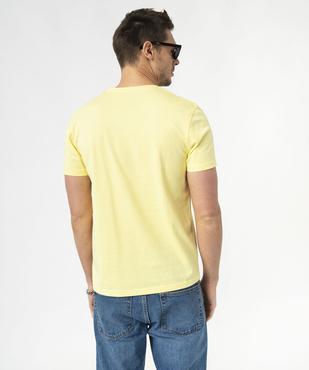 Tee-shirt manches courtes à motif estival homme vue3 - GEMO 4G HOMME - GEMO