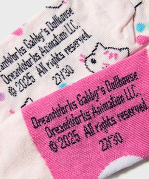 Chaussettes courtes à motifs chats fille (lot de 3) - Gabby’s Dollhouse vue4 - GABBY - GEMO