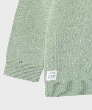 Pull à capuche en coton bébé garçon vue3 - GEMO(BEBE DEBT) - GEMO