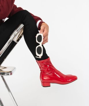 Boots chaussettes à tige souple femme vue1 - GEMO (CASUAL) - GEMO