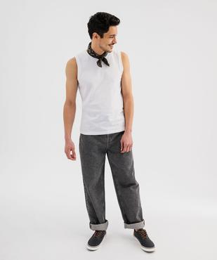 Débardeur à col rond uni homme vue9 - GEMO 4G HOMME - GEMO