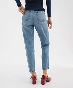 Jean Mom taille haute femme vue3 - GEMO 4G FEMME - GEMO
