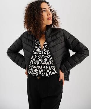 Doudoune légère avec col montant femme vue1 - GEMO(FEMME PAP) - GEMO