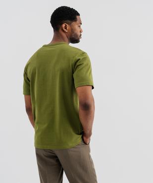 Tee-shirt manches courtes et col rond homme vue3 - GEMO (HOMME) - GEMO