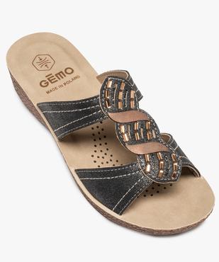 Mules femme confort dessus à brides ornées de strass vue5 - G'FLEX - GEMO