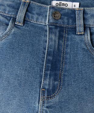 Jean flare avec taille ajustable fille vue3 - GEMO (ENFANT) - GEMO