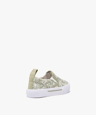 Tennis en toile sans lacets à imprimé tropical bébé garçon vue5 - CAMPS - GEMO
