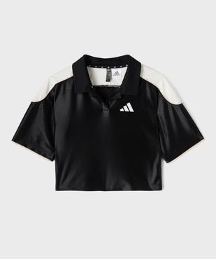 Polo court avec inscription dans le dos fille - Adidas vue1 - ADIDAS - GEMO