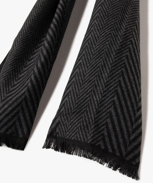 Écharpe fine à motif chevrons homme vue2 - GEMO (ACCESS) - GEMO