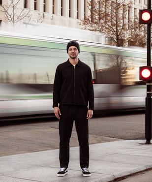 Pantalon en maille sergée casual homme vue4 - GEMO (HOMME) - GEMO