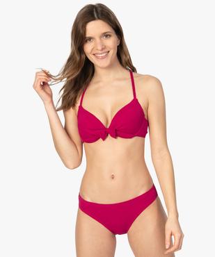 Haut de maillot de bain femme à armatures bretelles multipositions vue5 - GEMO (PLAGE) - GEMO