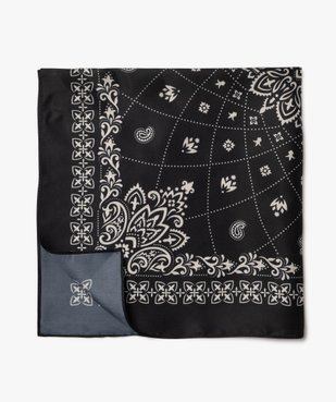 Foulard carré imprimé en matière satinée femme vue2 - GEMO (ACCESS) - GEMO