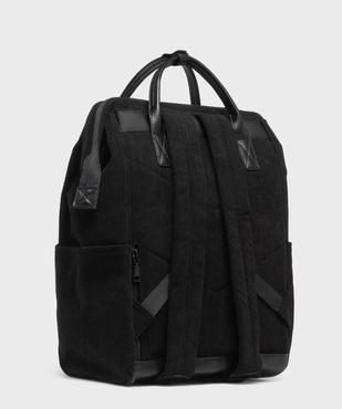 Sac à dos ordinateur en velours côtelé homme vue2 - GEMO (ACCESS) - GEMO