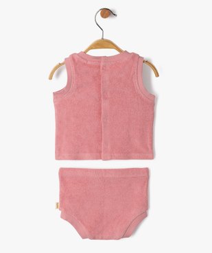 Ensemble bébé 2 pièces en éponge : bloomer + débardeur - LuluCastagnette vue4 - LULUCASTAGNETTE - GEMO