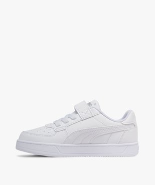Baskets garçon unies à scratch et à lacets élastiques Caven - Puma vue4 - PUMA - GEMO