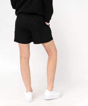Short de grossesse en lin avec bandeau bas vue3 - GEMO 4G MATERN - GEMO