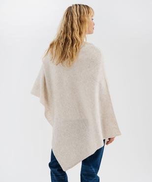 Poncho asymétrique avec strass femme vue3 - GEMO 4G FEMME - GEMO