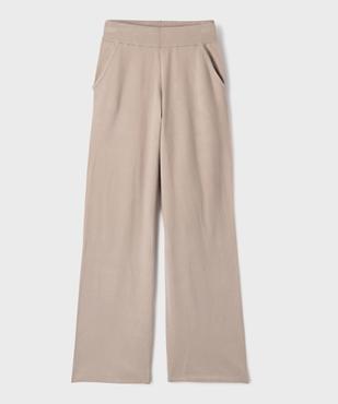 Pantalon ample en maille fluide fille vue1 - GEMO (JUNIOR) - GEMO