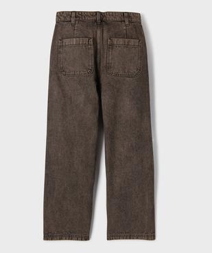 Jean loose avec taille ajustable garçon  vue3 - GEMO (JUNIOR) - GEMO