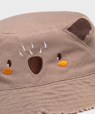 Chapeau bob en toile avec détails en relief bébé garçon vue2 - GEMO 4G BEBE - GEMO