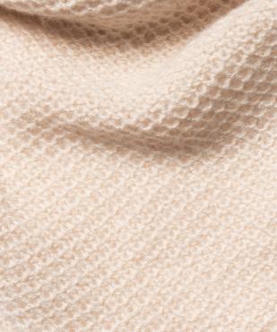 Echarpe en maille fantaisie forme triangle femme vue2 - GEMO 4G FEMME - GEMO