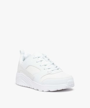 Baskets garçon unies à lacets - Skechers Unolite vue2 - SKECHERS - GEMO