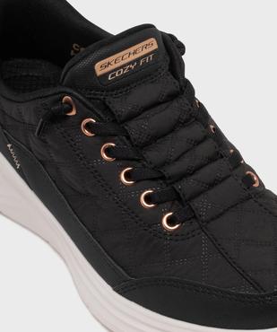 Baskets Slip-ins en toile effet matelassé femme - Skechers  vue6 - SKECHERS - GEMO