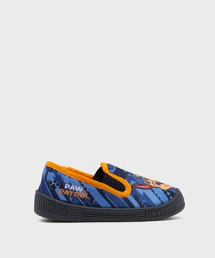 Chaussons pantoufles en velours imprimés Chase garçon - La Pat'Patrouille vue1 - PAT PATROUILLE - GEMO