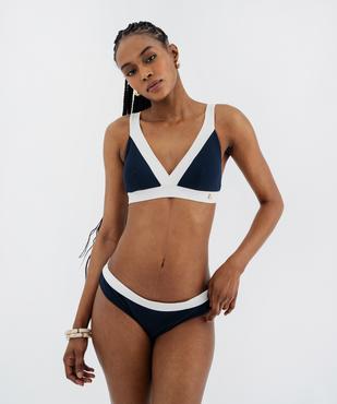 Bas de maillot forme culotte en maille gaufrée femme - LuluCastagnette vue3 - LULUCASTAGNETTE - GEMO