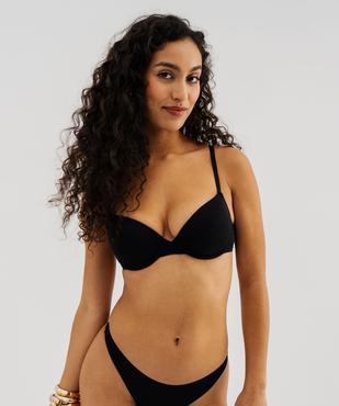 Soutien-gorge corbeille à armatures et bonnets moulés en microfibre vue7 - GEMO 4G FEMME - GEMO