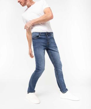 Jean homme straight en coton stretch vue1 - GEMO (HOMME) - GEMO