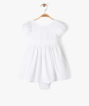 Ensemble 2 pièces robe de cérémonie et bloomer bébé fille vue2 - GEMO(BEBE DEBT) - GEMO