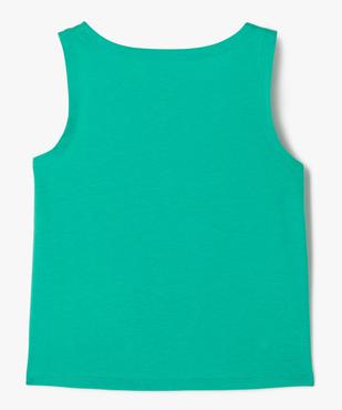 Débardeur imprimé noué à la taille fille vue4 - GEMO (ENFANT) - GEMO