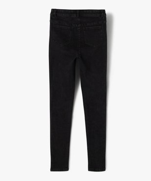 Jean fille coupe ultra skinny taille haute vue4 - GEMO 4G FILLE - GEMO