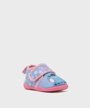 Chaussons en velours à scratch moelleux imprimé fille - Stitch vue2 - LILO & STITCH - GEMO