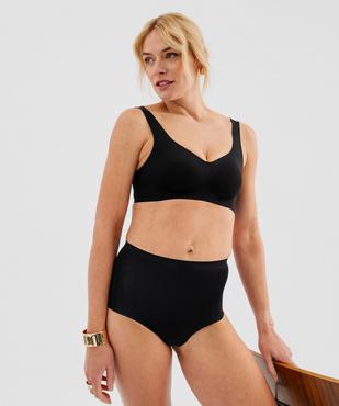 Soutien-gorge triangle en microfibre avec mousses amovibles femme vue3 - GEMO(HOMWR FEM) - GEMO
