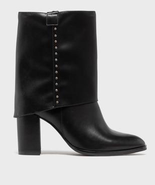 Bottines fourreau à revers amovible femme - Follow Me vue1 - FOLLOW ME - GEMO