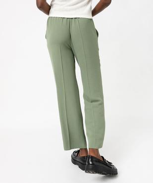 Pantalon fluide coupe large avec ceinture à nouer femme vue3 - GEMO(FEMME PAP) - GEMO