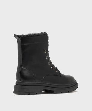 Boots plat avec doublure chaude et semelle épaisse femme - 5 Miles vue4 - 5 MILES - GEMO